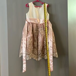 Jayne Copeland girls formal dress with ribbon!